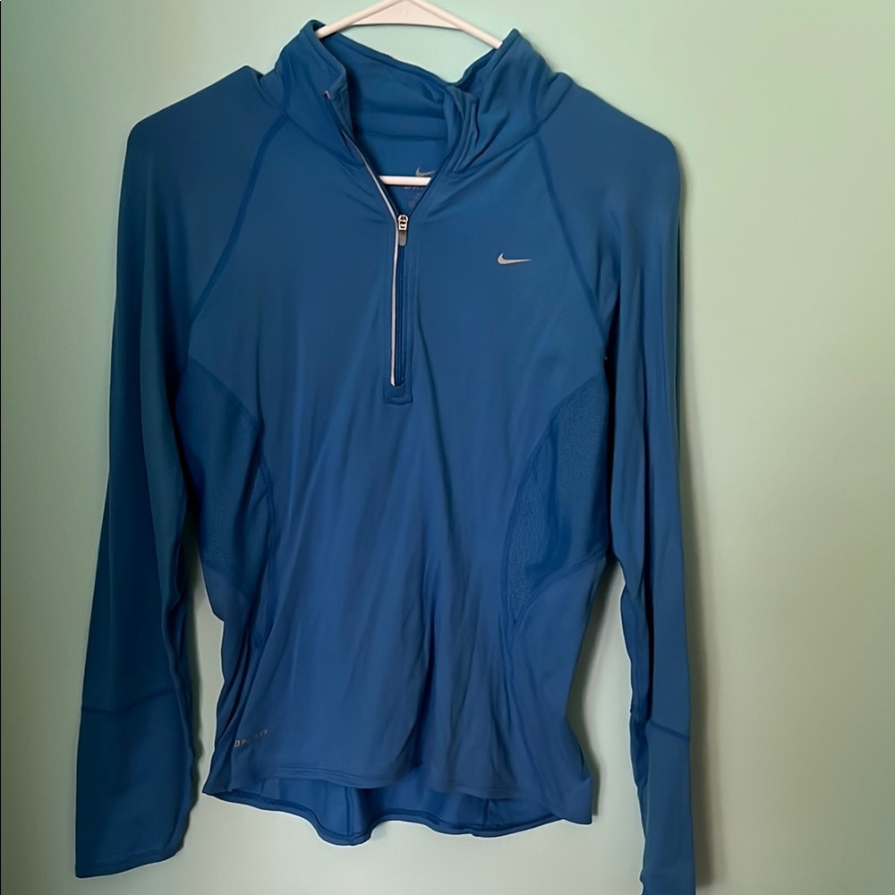 Nike Blue Swim Top Performance Fit